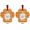 Fiesta - Cinco de Mayo Metal Paw Ornament - Front and Back