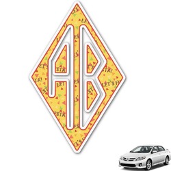 Fiesta - Cinco de Mayo Monogram Car Decal (Personalized)