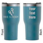 Fiesta - Cinco de Mayo RTIC Tumbler - Dark Teal - Laser Engraved - Double-Sided (Personalized)