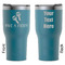 Fiesta - Cinco de Mayo RTIC Tumbler - Dark Teal - Double Sided - Front & Back