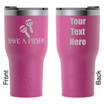 Fiesta - Cinco de Mayo RTIC Tumbler - Magenta - Laser Engraved - Double-Sided (Personalized)