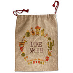 Fiesta - Cinco de Mayo Santa Sack - Front (Personalized)