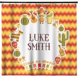 Fiesta - Cinco de Mayo Shower Curtain - 71" x 74" (Personalized)