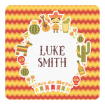 Fiesta - Cinco de Mayo Square Decal (Personalized)