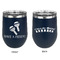 Fiesta - Cinco de Mayo Stainless Wine Tumblers - Navy - Double Sided - Approval