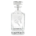 Fiesta - Cinco de Mayo Whiskey Decanter - 26 oz Square (Personalized)