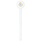 Fiesta - Cinco de Mayo White Plastic 7" Stir Stick - Round - Single Stick