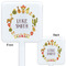 Fiesta - Cinco de Mayo White Plastic Stir Stick - Double Sided - Approval