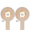 Fiesta - Cinco de Mayo Wooden 6" Food Pick - Round - Double Sided - Front & Back