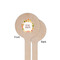 Fiesta - Cinco de Mayo Wooden 6" Stir Stick - Round - Single Sided - Front & Back