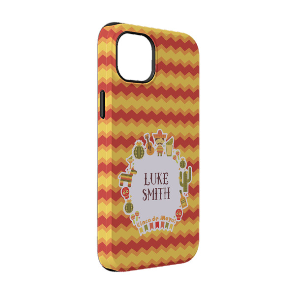 Custom Fiesta - Cinco de Mayo iPhone Case - Rubber Lined - iPhone 14 Pro (Personalized)