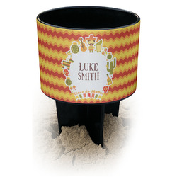 Fiesta - Cinco de Mayo Black Beach Spiker Drink Holder (Personalized)