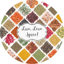 Spices Multipurpose Round Labels - 1"