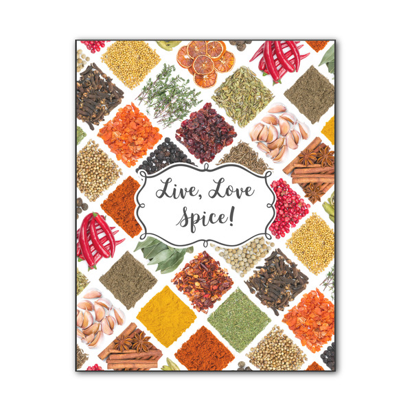 Custom Spices Wood Print - 11x14