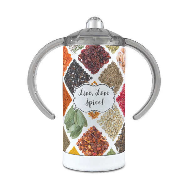 Custom Spices 12 oz Stainless Steel Sippy Cup