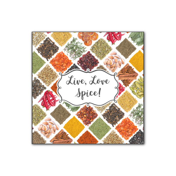 Custom Spices Wood Print - 12x12