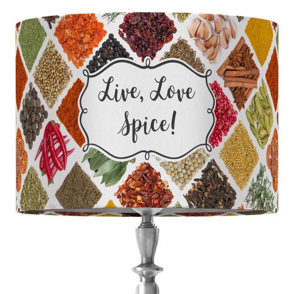 Custom Spices 16" Drum Lamp Shade - Fabric