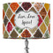 Spices 16" Drum Lampshade - ON STAND (Fabric)