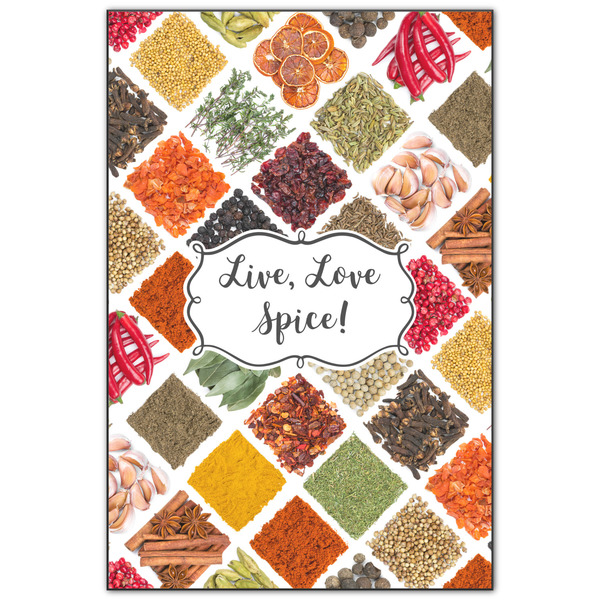 Custom Spices Wood Print - 20x30