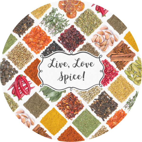 Custom Spices Multipurpose Round Labels - 3"