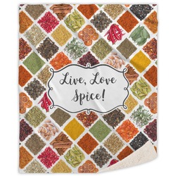 Spices Sherpa Throw Blanket (Personalized)