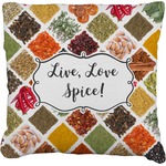 Spices Faux-Linen Throw Pillow 18" (Personalized)