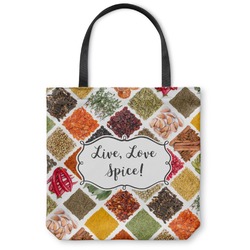 Spices Canvas Tote Bag - Large - 18"x18" (Personalized)
