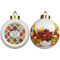 Spices Ceramic Christmas Ornament - Poinsettias (APPROVAL)