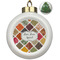 Spices Ceramic Christmas Ornament - Xmas Tree (Front View)