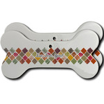 Spices Ceramic Dog Ornament - Front & Back