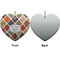 Spices Ceramic Flat Ornament - Heart Front & Back (APPROVAL)