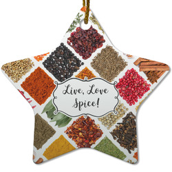 Spices Star Ceramic Ornament