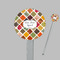 Spices Clear Plastic 7" Stir Stick - Round - Closeup