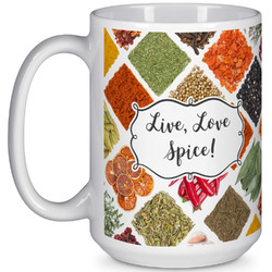 Spices 15 Oz Coffee Mug - White