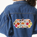 Spices Twill Iron On Patch - Custom Shape - 3XL - Set of 4