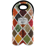 Spices Wine Tote Bag (2 Bottles) (Personalized)