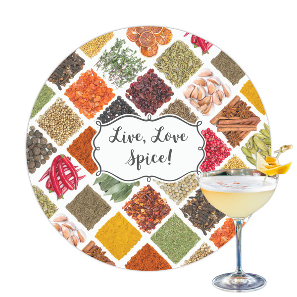 Custom Spices Printed Drink Topper