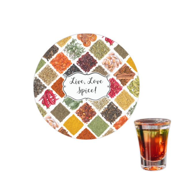 Custom Spices Printed Drink Topper - 1.5"