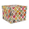 Spices Gift Boxes with Lid - Canvas Wrapped - Large - Front/Main