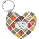 Spices Heart Plastic Keychain