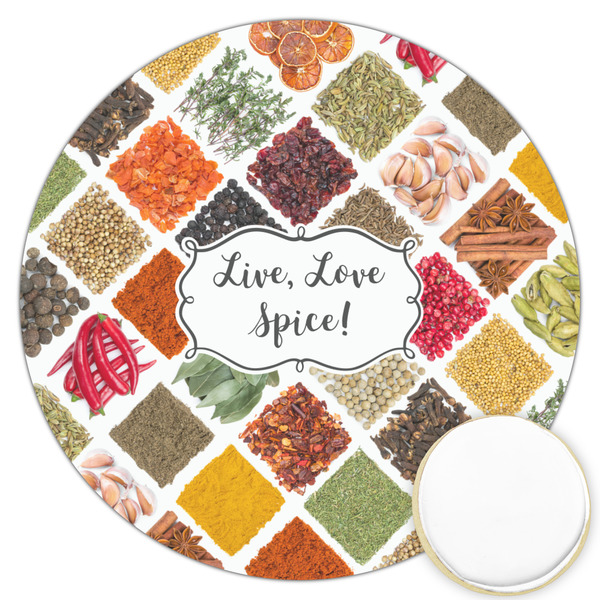 Custom Spices Printed Cookie Topper - 3.25"