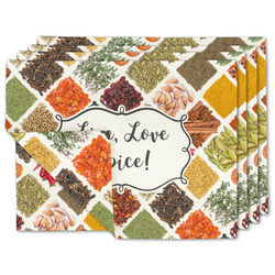 Spices Double-Sided Linen Placemat - Set of 4