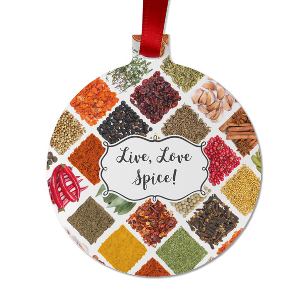 Custom Spices Metal Ball Ornament - Double Sided