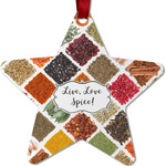 Spices Metal Star Ornament - Double Sided