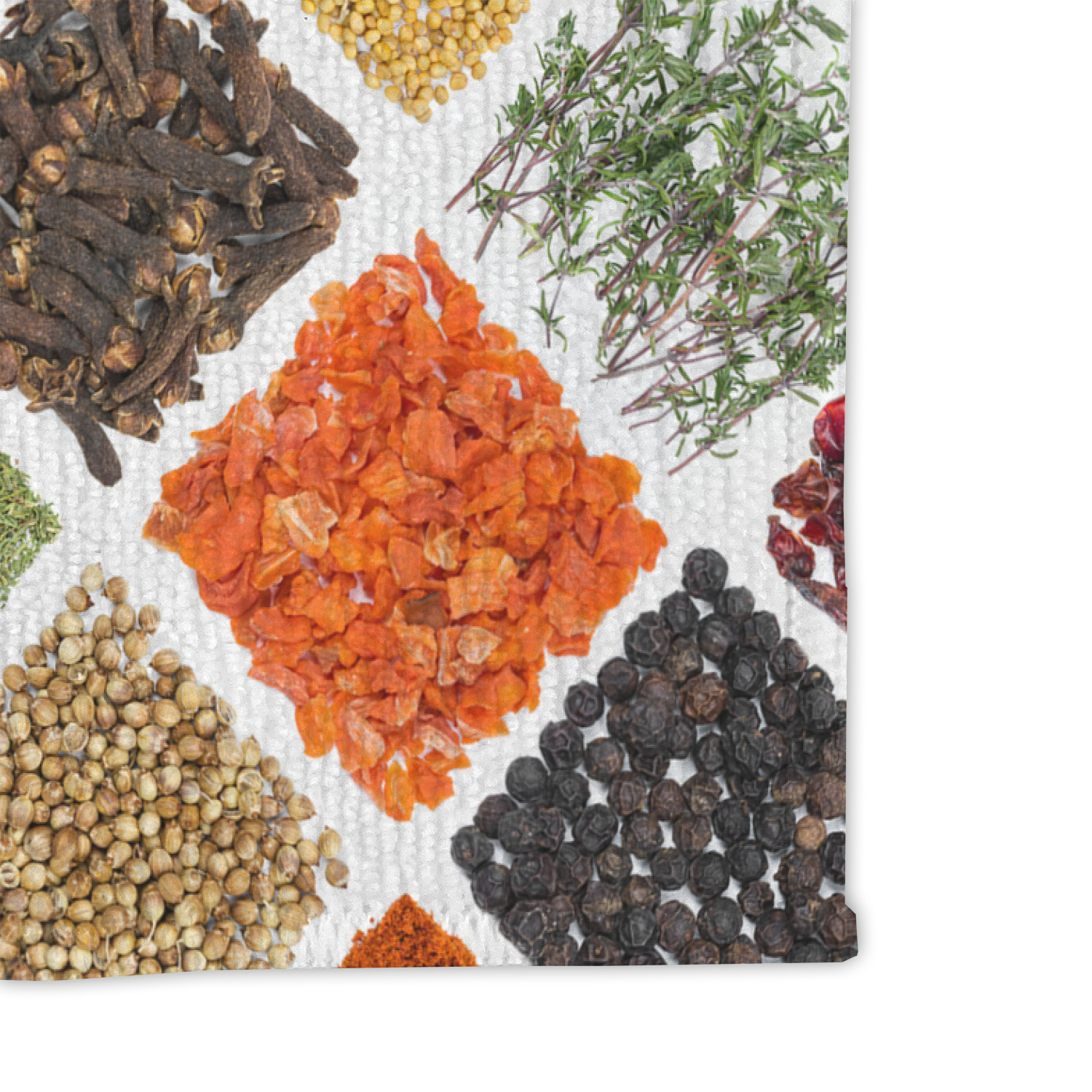 Custom Herbs & Spices Microfiber Dish Rag