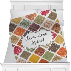 Spices Minky Blanket - Twin / Full - 80"x60" - Double Sided (Personalized)