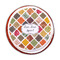 Spices Printed Icing Circle - Medium - On Cookie