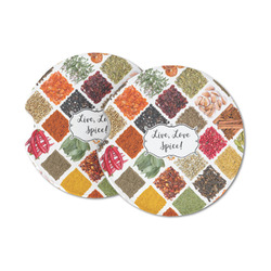 Spices Sandstone Car Coasters - Set of 2 (Personalized)