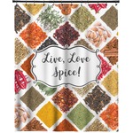 Spices Extra Long Shower Curtain - 70"x84" (Personalized)