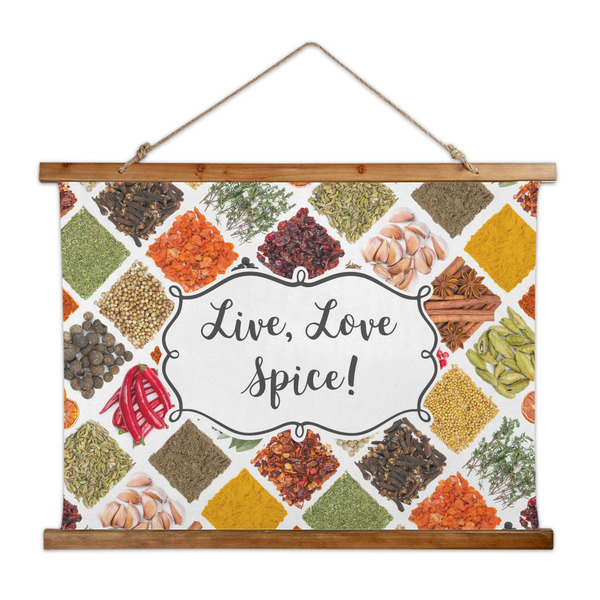 Custom Spices Wall Hanging Tapestry - Wide